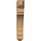 Ekena Millwork Merced Craftsman Rough Sawn Bracket, Western Red Cedar, 6"W x 28"D x 36"H BKT06X28X36MRC04RWR - alternate 2
